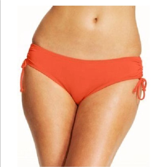 NWT Michael Kors Coral Bandeau Tankini XS - Picture 3 of 7